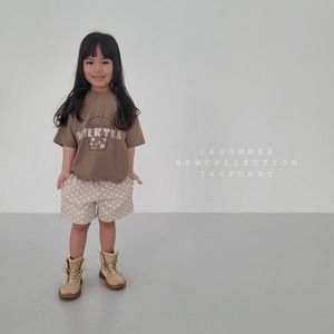 【THE FUNNY】ミルクT ブラウン（130~140cm）