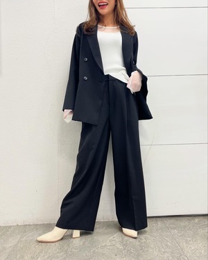 ロージー  Rosiee 袖スリットダブルジャケット