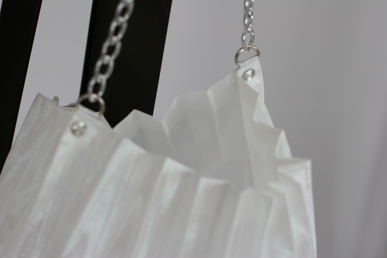 【CHIDORI】Morpho Organ Pleated Bag(CH2603-Z001)