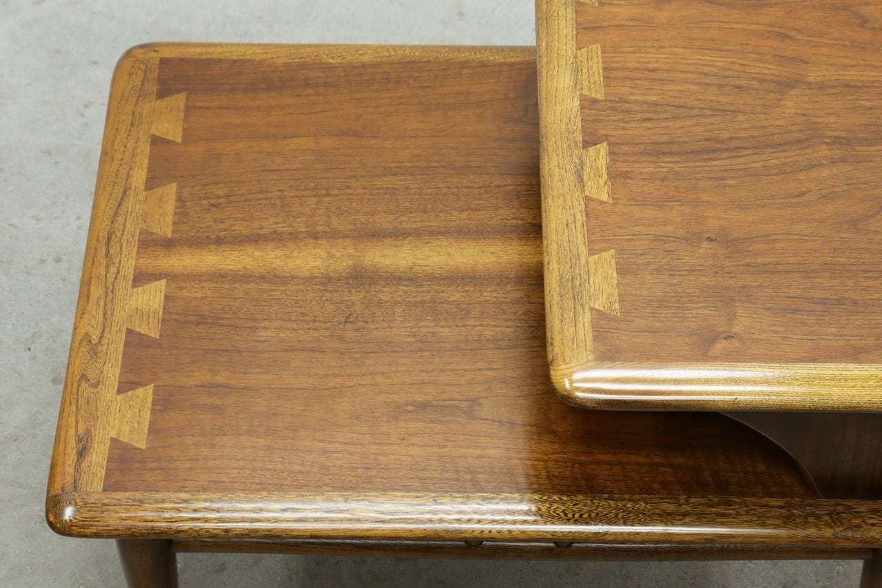 U.S. LANE レーン Acclamim 2段 ウォールナット サイドテーブル