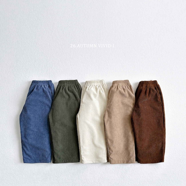 【取寄】vivid-i|corduroy pants|コーデュロイパンツ|XS-JM|kids&jr|26 autumn