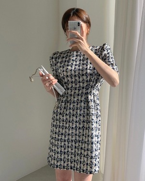 ツイードミニワンピース Op24 L Clothes 毎日が楽しくなる Fashion Brand