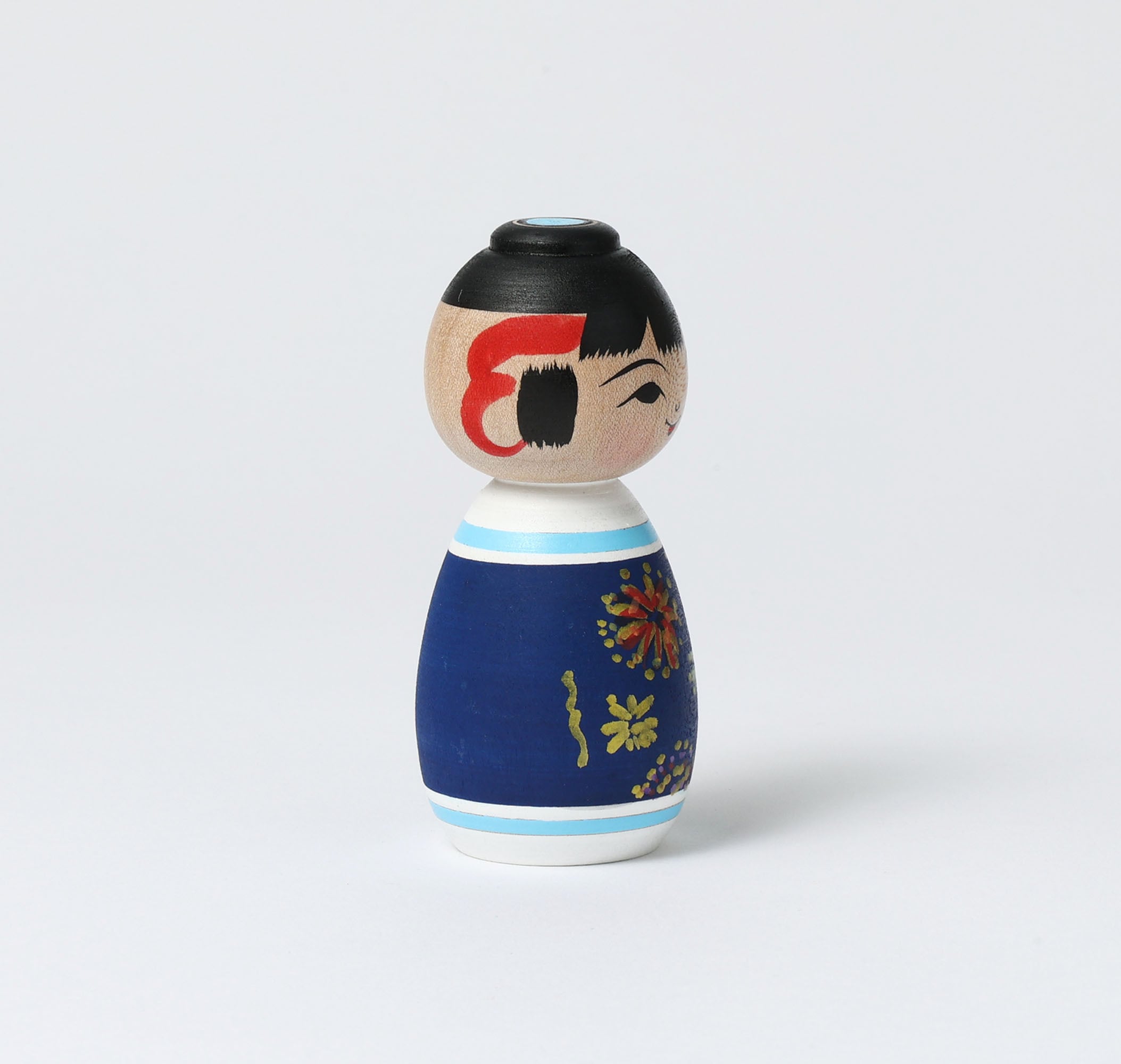 花火こけし Fireworks kokeshi doll | 阿保正文工人 津軽系 Masafumi