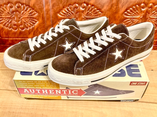 converse（コンバース） ONE STAR（ワンスター） スエード 茶色（チョコレート） 9.5 28cm  90s 225