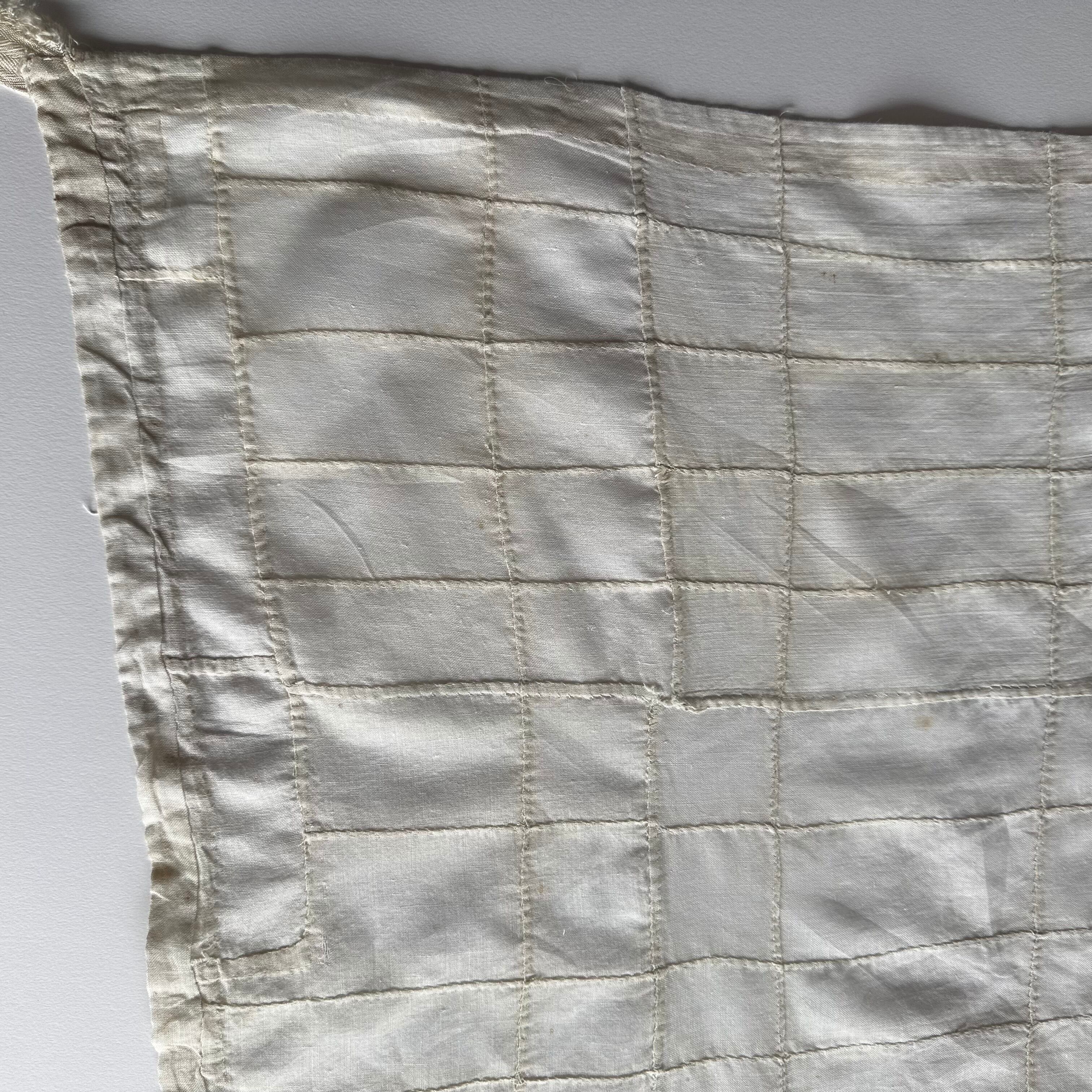 ポジャギ 薄絹のタペストリー・薄紫 韓国ポジャギ ハンドメイド