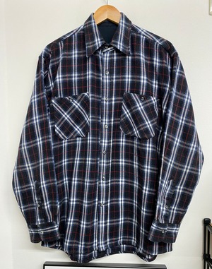 90-00sUnknown Acrylic Flannel Check Shirt/XL