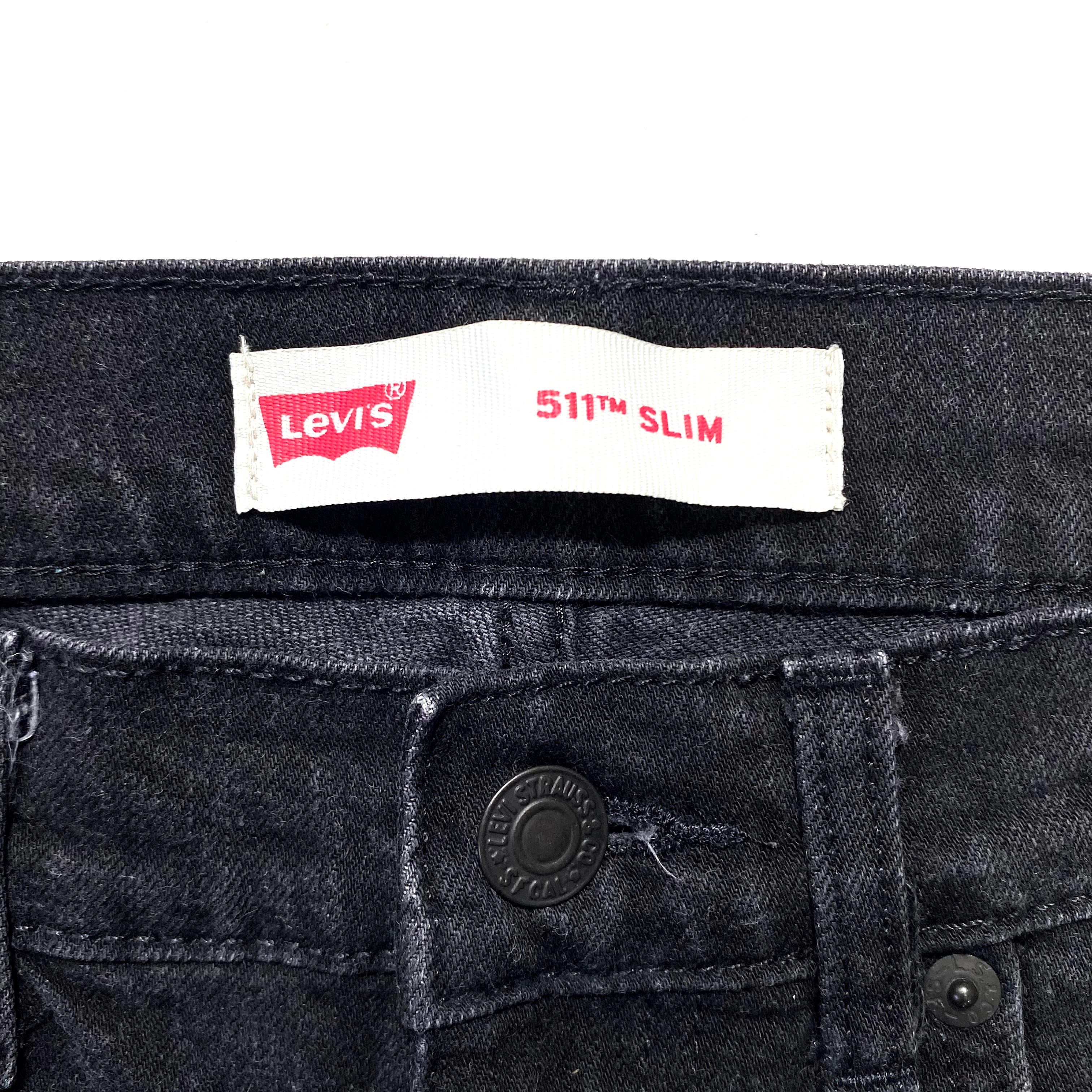 新品未使用 タグ付き Levi's リーバイス 黒パン 511 w31L32