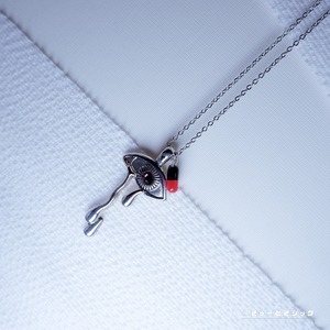 感情観測の瞳。 ネックレス《Lot.q-08：デスリカ》｜The Eye of Emotion. Necklace