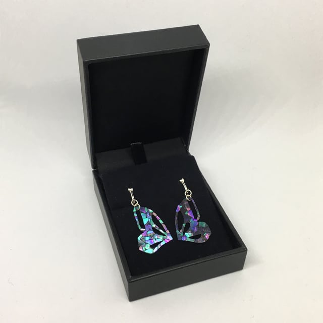 Mutsumi oitate うるしのしごと 紙胎 螺鈿 キハク アゲハチョウ