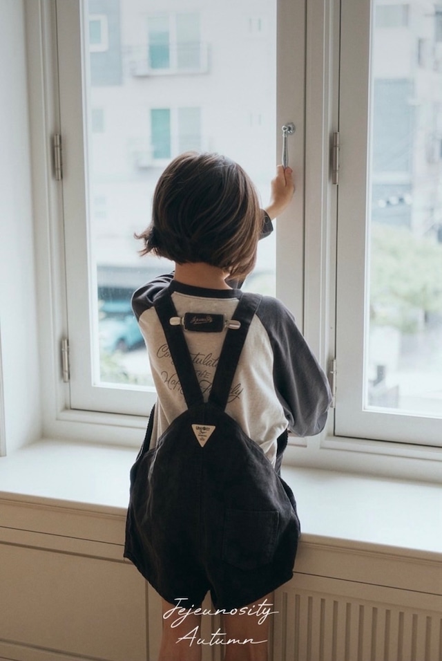 即納⌇jejeunosity / Golden Berry Short Overall (No/Flower)