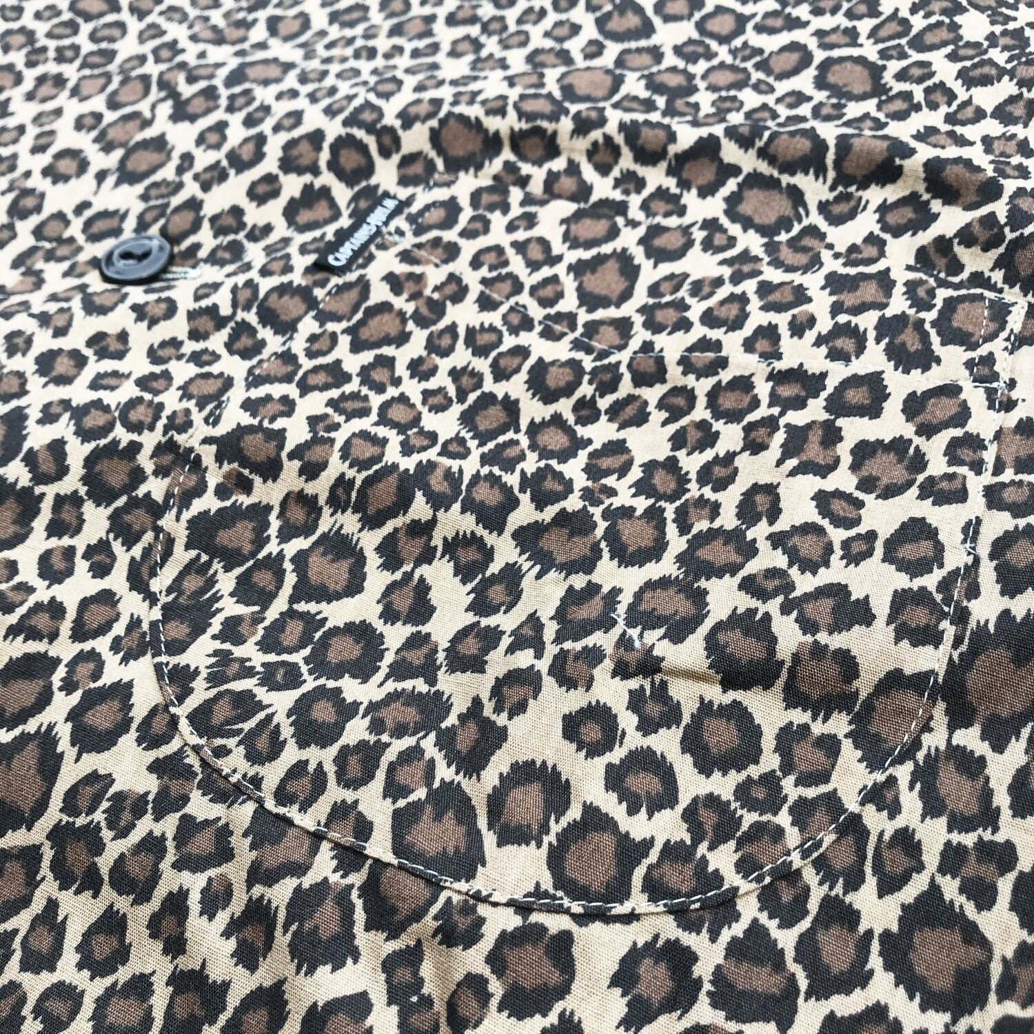 CAPTAINS HELM #LEOPARD PRINT OPEN WIDE S/S SHIRTS | BLUE VALENTINE