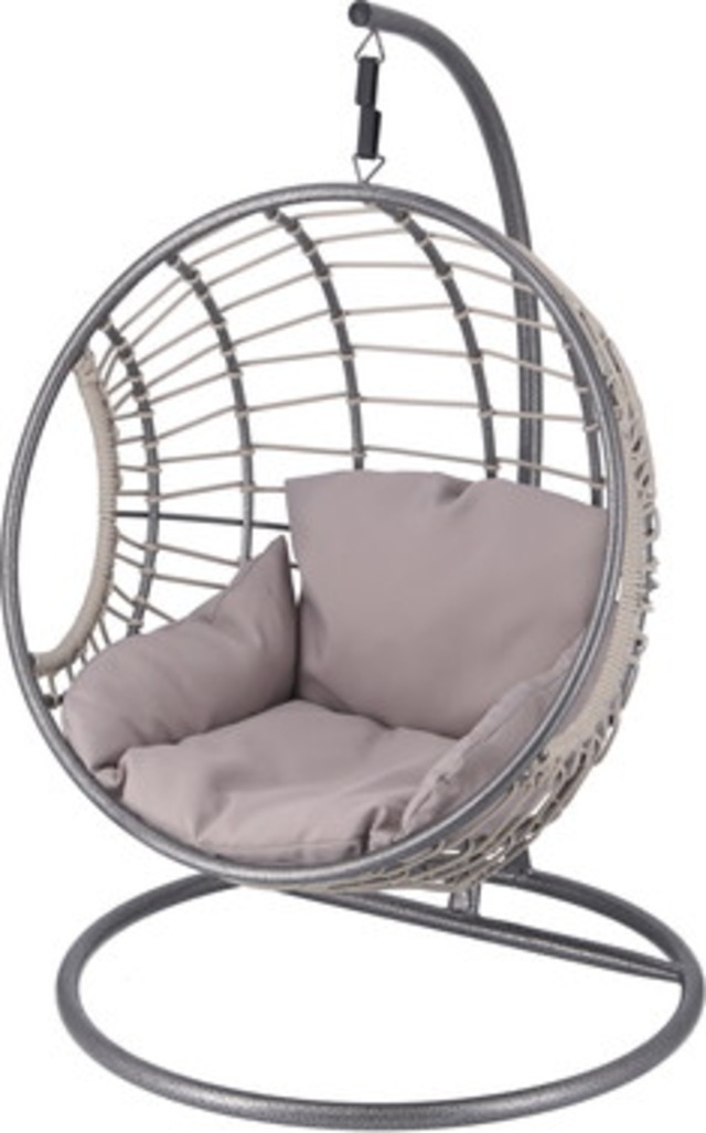 ペット用ハンギングチェア 半円 GY