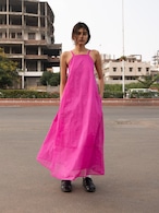 BHUV CAMI DRESS - ROSE