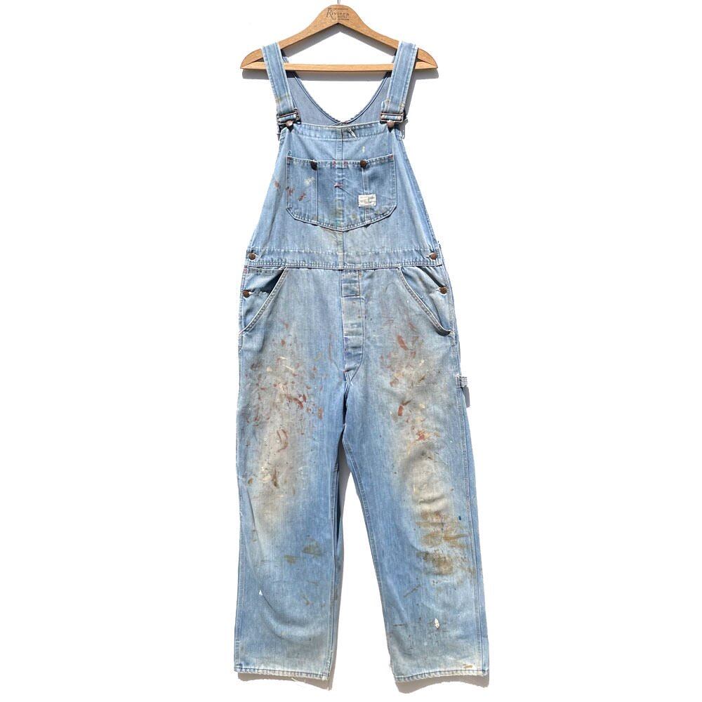 70'S BIG MAC DENIM OVERALL (W56×L30) NOS BIG MAC] Vintage Paint Denim Overalls [1970s-] Vintage Denim