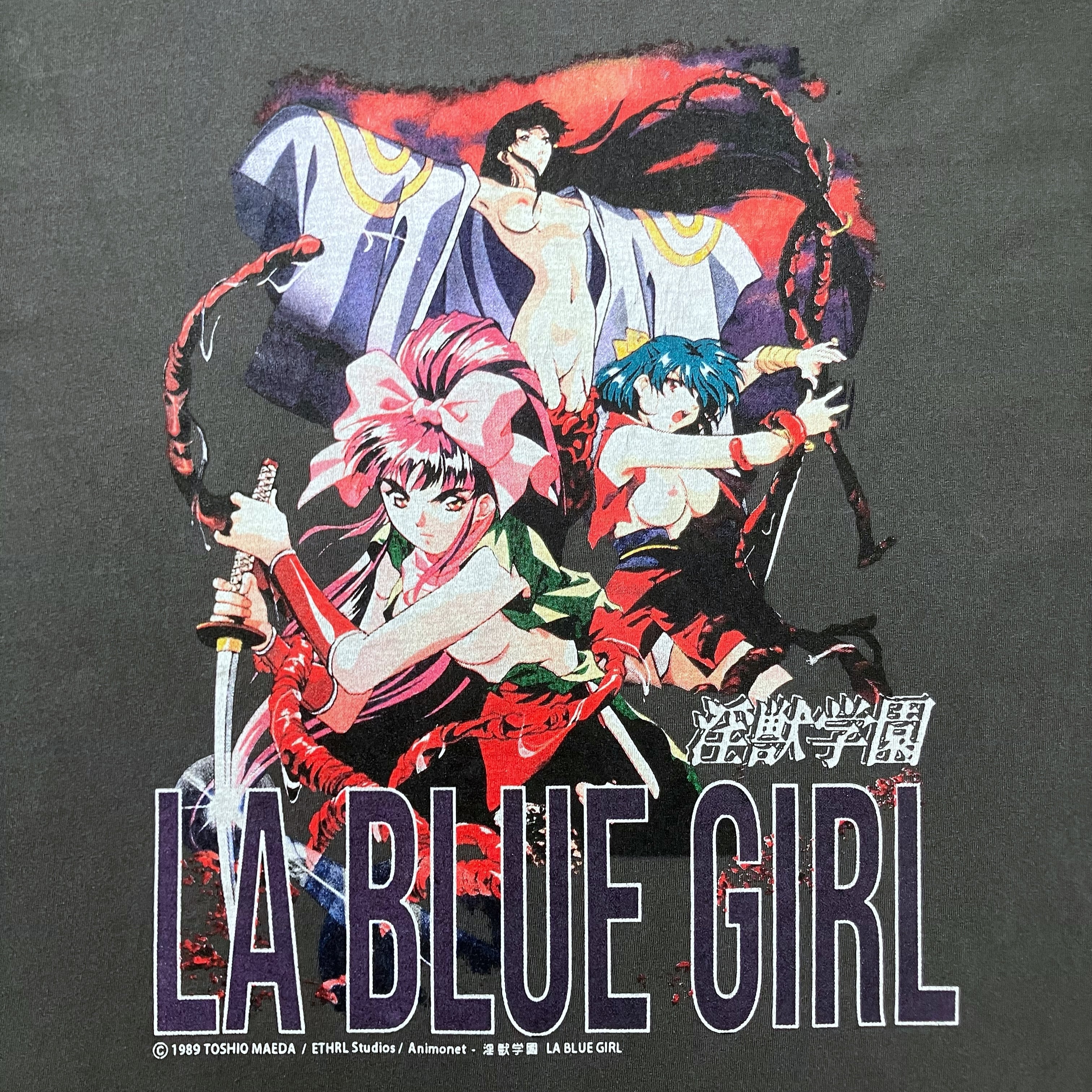 XL】 LA BLUE GIRL 淫獣学園 ETHEREAL STUDIOS アニメ Tシャツ