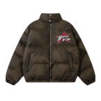 Leather down jacket  S0004