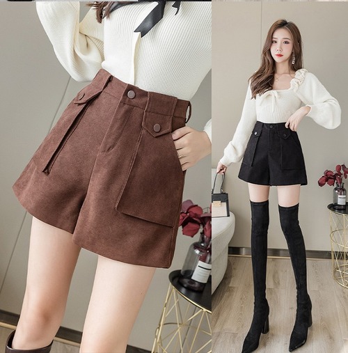 【大きいサイズS-5XL】人気/ファッション半ズボン♪ブラック/ブラウン2色展開◆