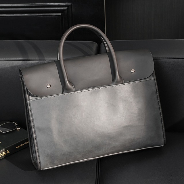 フラップ　ビジネスバッグ　2カラー　LB0112