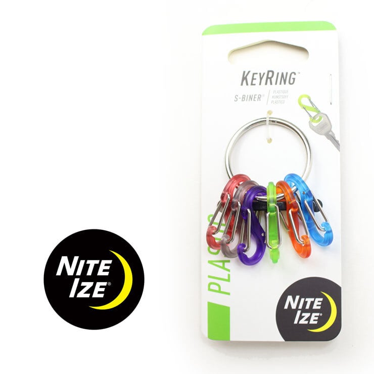 NITEIZE ナイトアイズ 04217 キーリング プラスチック エスビナー