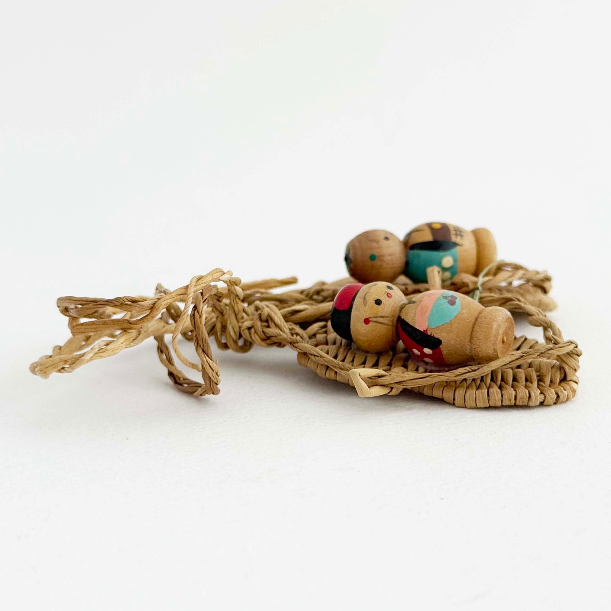 ミニチュアわらじフィギュアこけし（デッドストック）