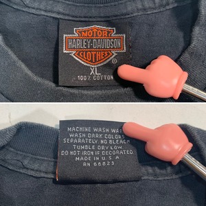 13549 ハーレーダビッドソン 長袖 Tシャツ 両面プリント XL