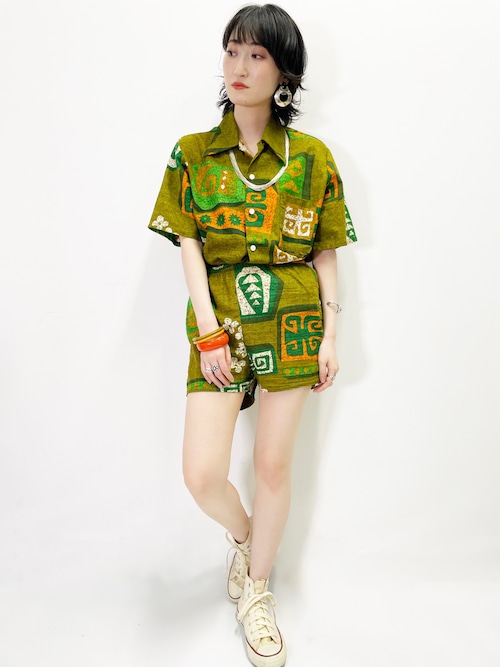 Vintage Hawaian Shirt & Short Pants