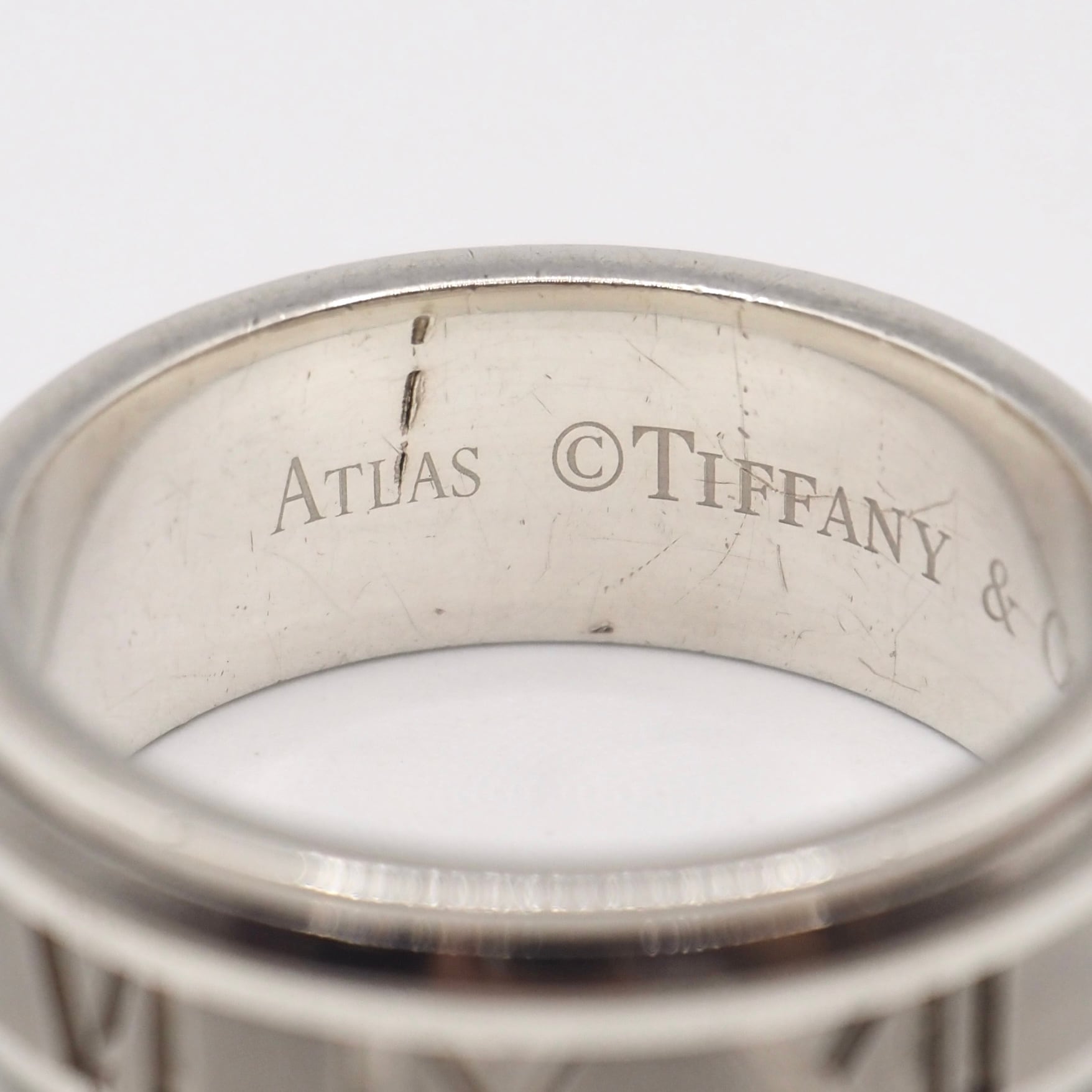 Tiffany&Co. 約23号 アトラスリング シルバー925 チタン ティファニー