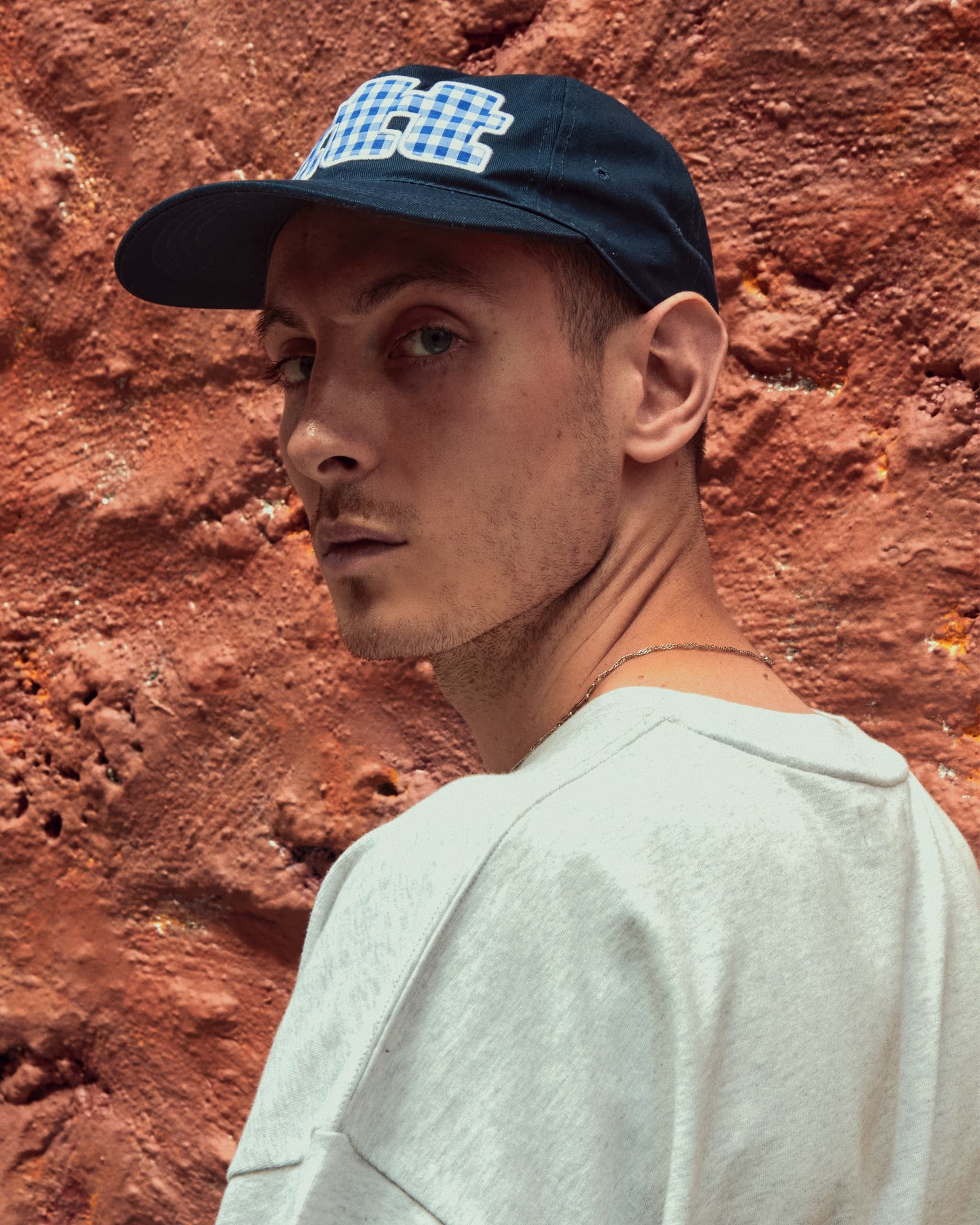 N!ce shop ttt_msw キャップ 抽選販売》TTT gingham check logo cap(NAVY) | TTTMSW