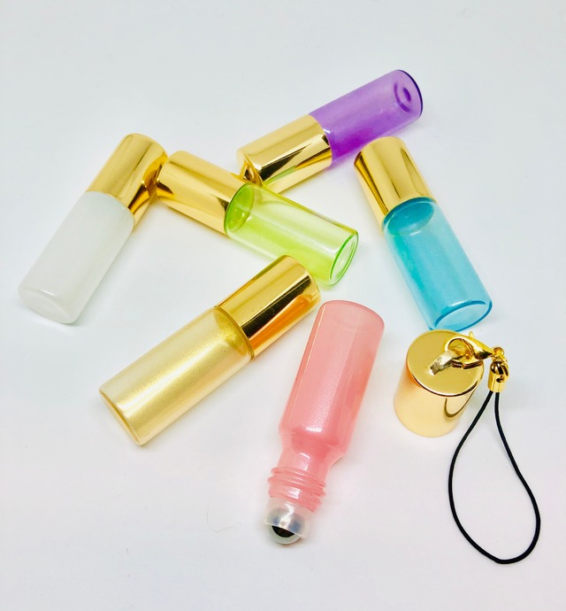ミニミニ パステルズ】 ロールオンボトル 5ml -全6種類- キーホルダー 