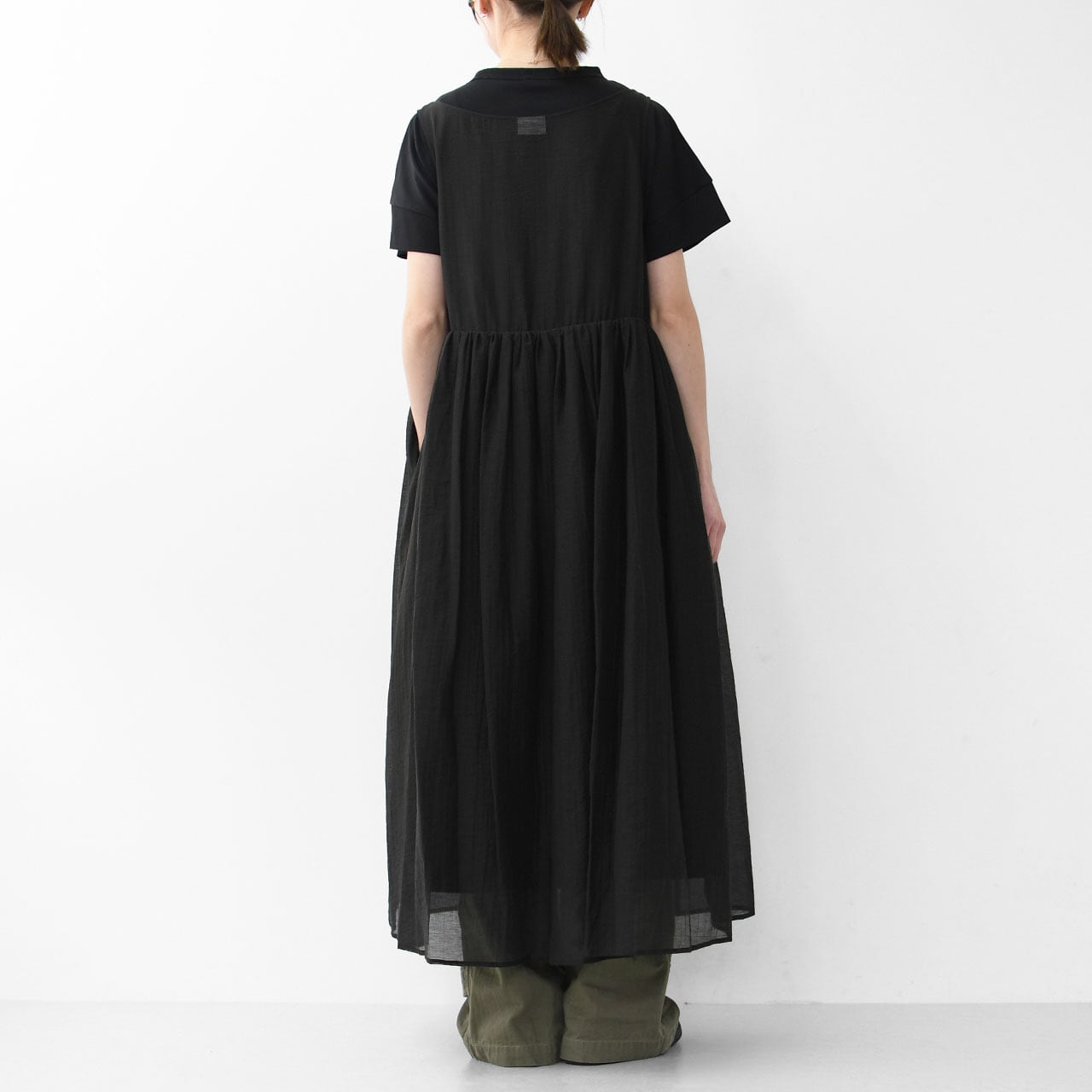 LE GLAZIK [ル・グラジック] SHEER GATHER ONEPIECE [LG-G0102CNS