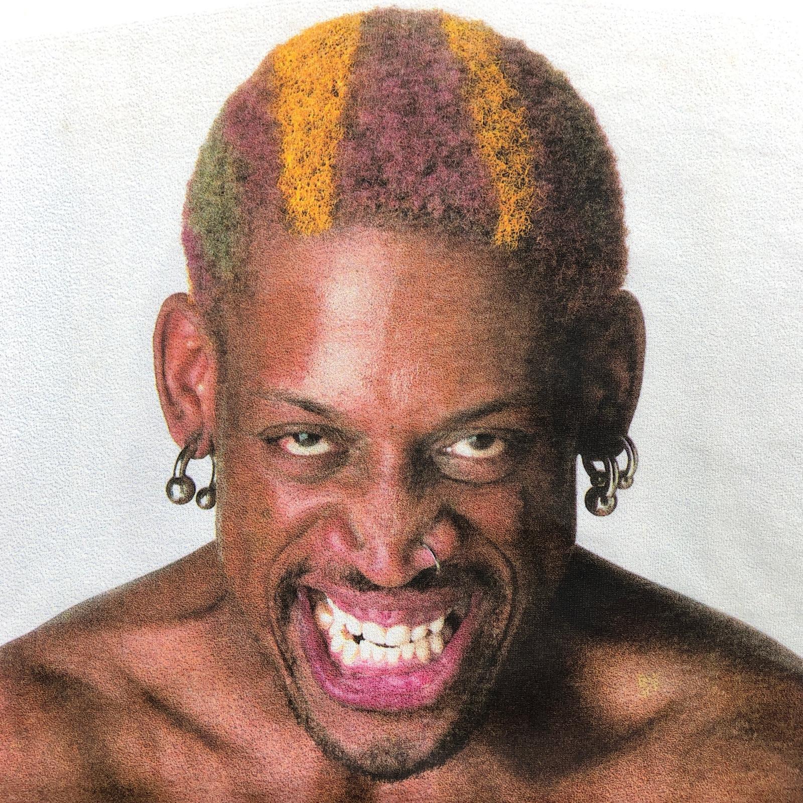 HANES ヘインズ 90- 00年代 DENIS RODMAN AND DUNLOP デニス