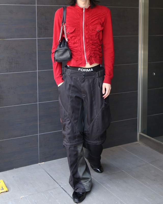 Chain shoulder rectangular bag