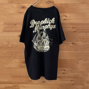 【Dropkick Murphys】USA製 バンド Tシャツ 両面プリント ドロップキック・マーフィーズ ロックt  バンt L US古着