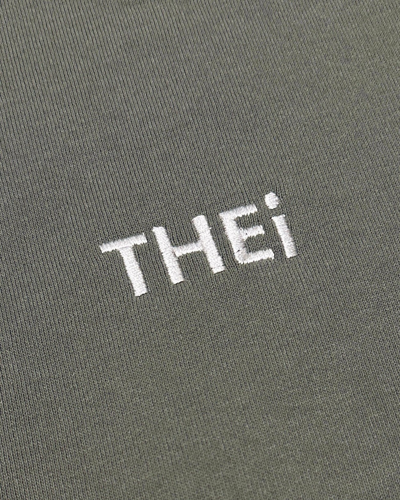 BASIC ONE POINT MAGNUM WEIGHT BIG SILHOUETTE T-SHIRT - STONE GREEN