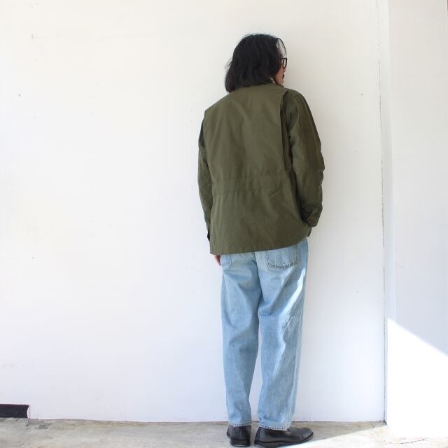 Soundman ラウンドカラーミリタリーブルゾン Morgan （Olive green