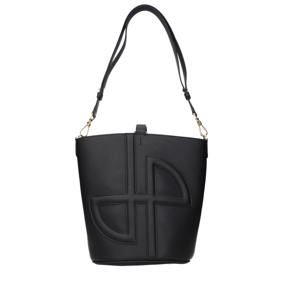 【新品】PATOU パトゥ レディース クロスボディバッグ レザー ブラック BA0155038999B