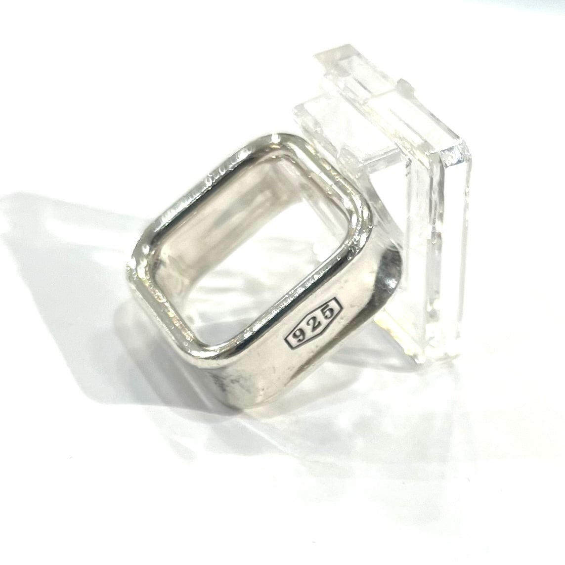 TIFFANY&CO.】【11-12号】2659 T&CO 1837 スクエアリング／シルバー925