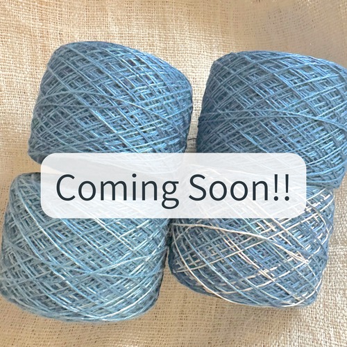 【単品】【本藍染ヘンプ】イタリア産高級麻糸１００％｜50g玉・極細｜本藍染め by Khimaira（色をお選びください）