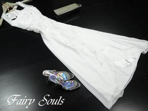 ★送料無料★7号☆胸元ドレ－プパ－ティ－ドレス(OPN6541)