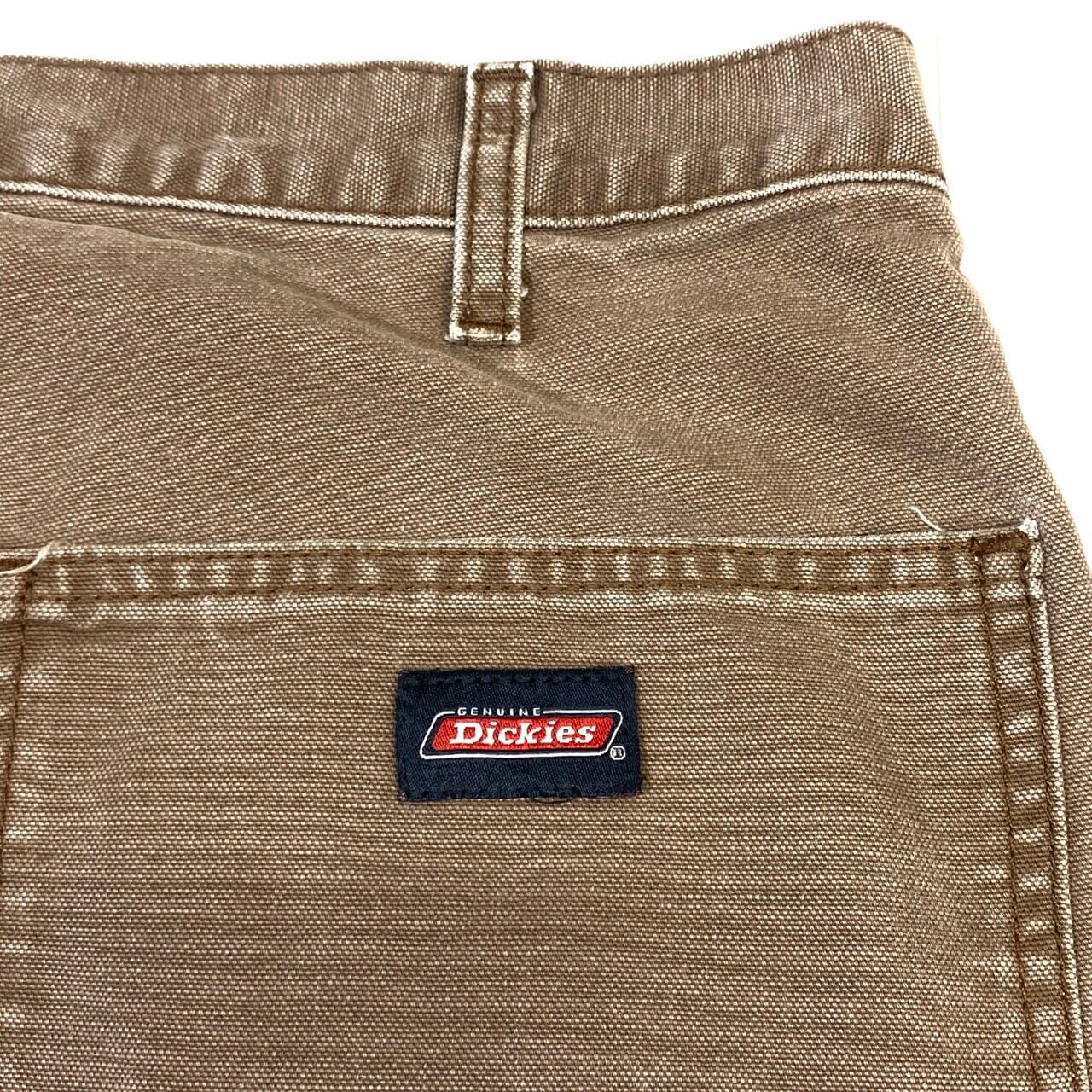 Dickies ディッキーズ ダック地 ワークパンツ ブラウン 茶色 メンズW34