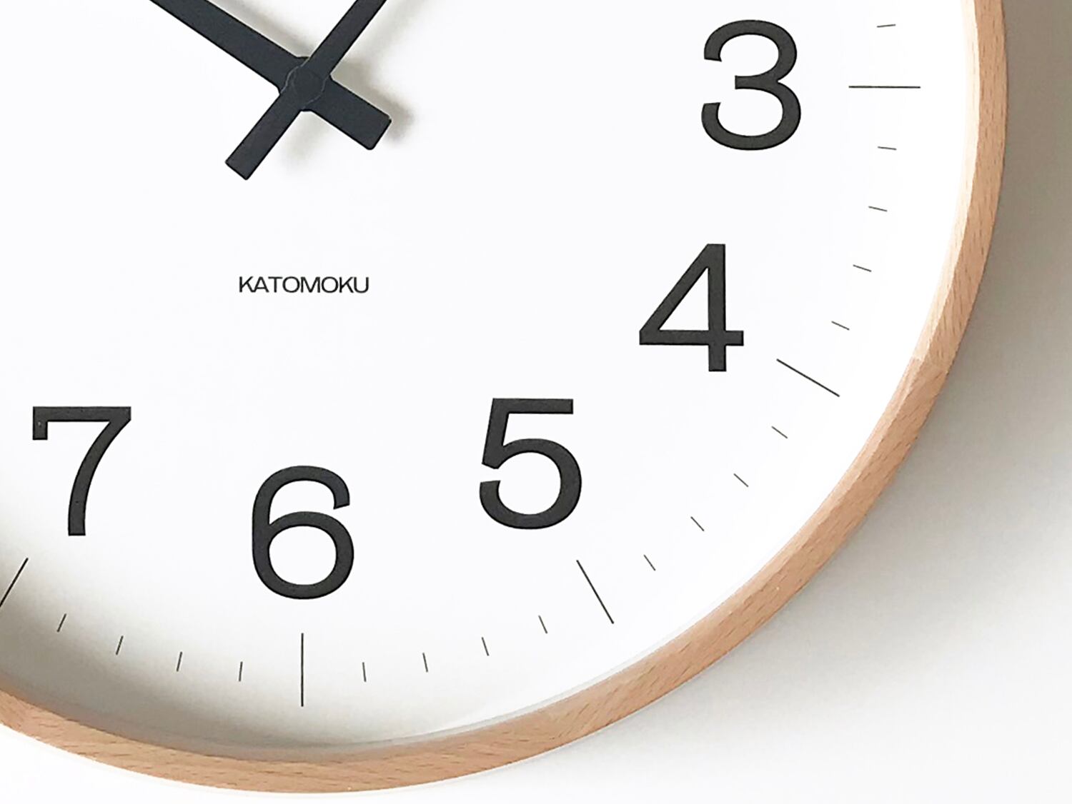 KATOMOKU muku clock 16 LL ナチュラル km-116NA 掛け時計 | 加藤木工