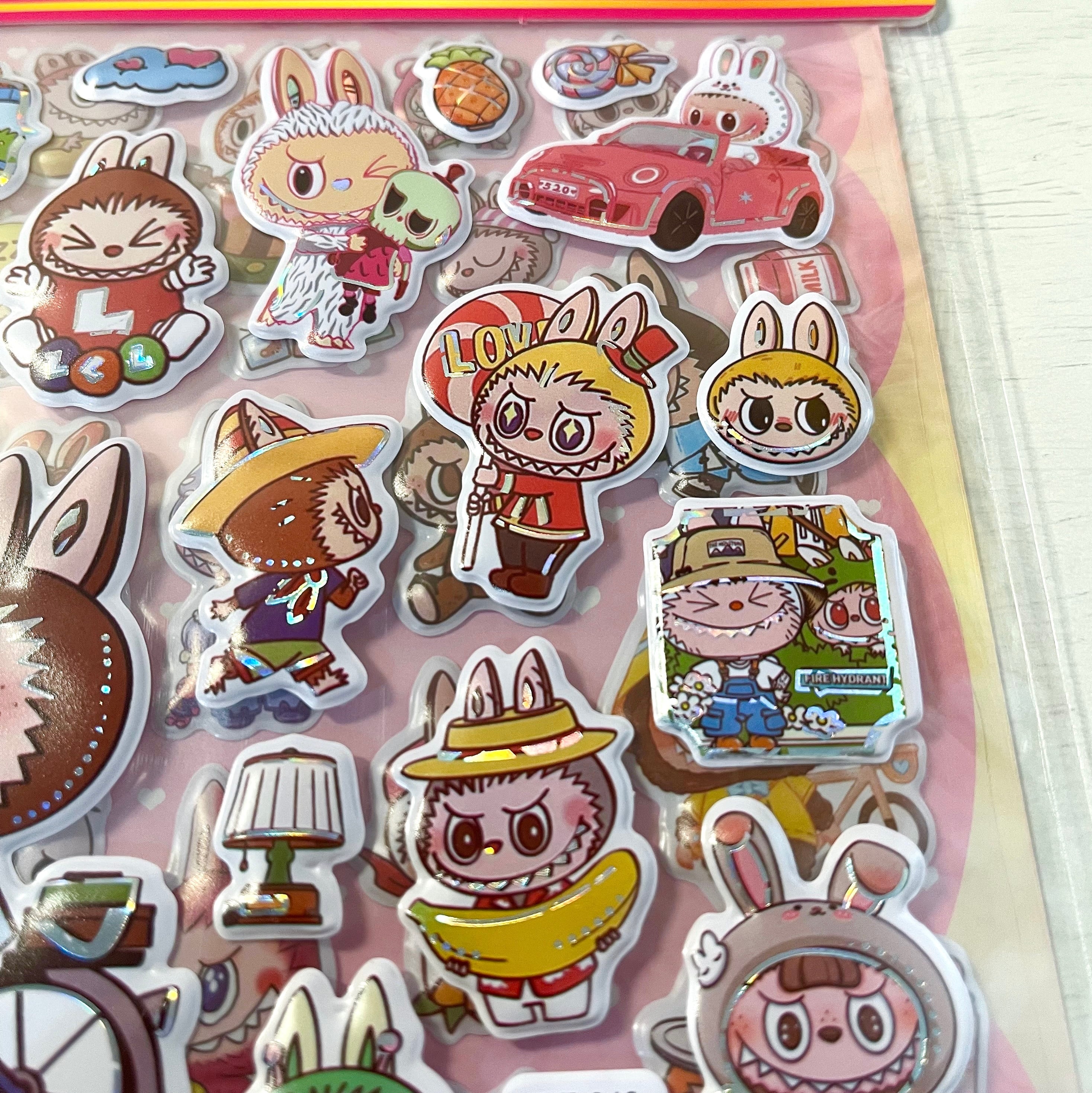 ラブブ】 立体シール 3Dシール ぷくぷくシール | Pay ID