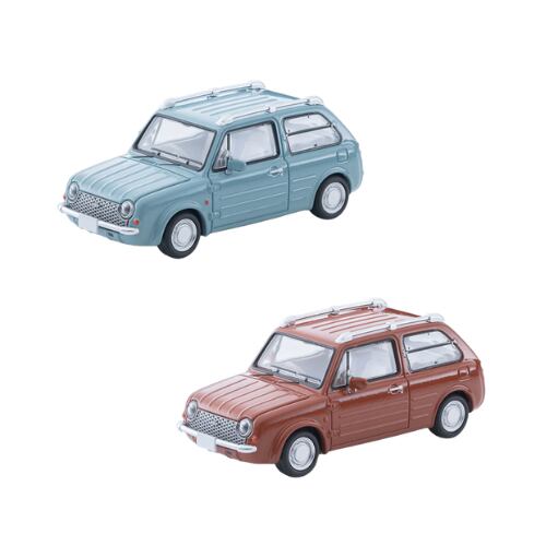 トミカリミテッドヴィンテージ NEO LV-N379a LV-N379b 日産 PAO(アクアグレー)(テラコッタ)1989年式 2台セット