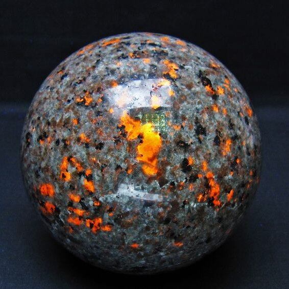 1.5Kg ユーパーライト 丸玉 105mm 一点物 151-9617 | 天然石