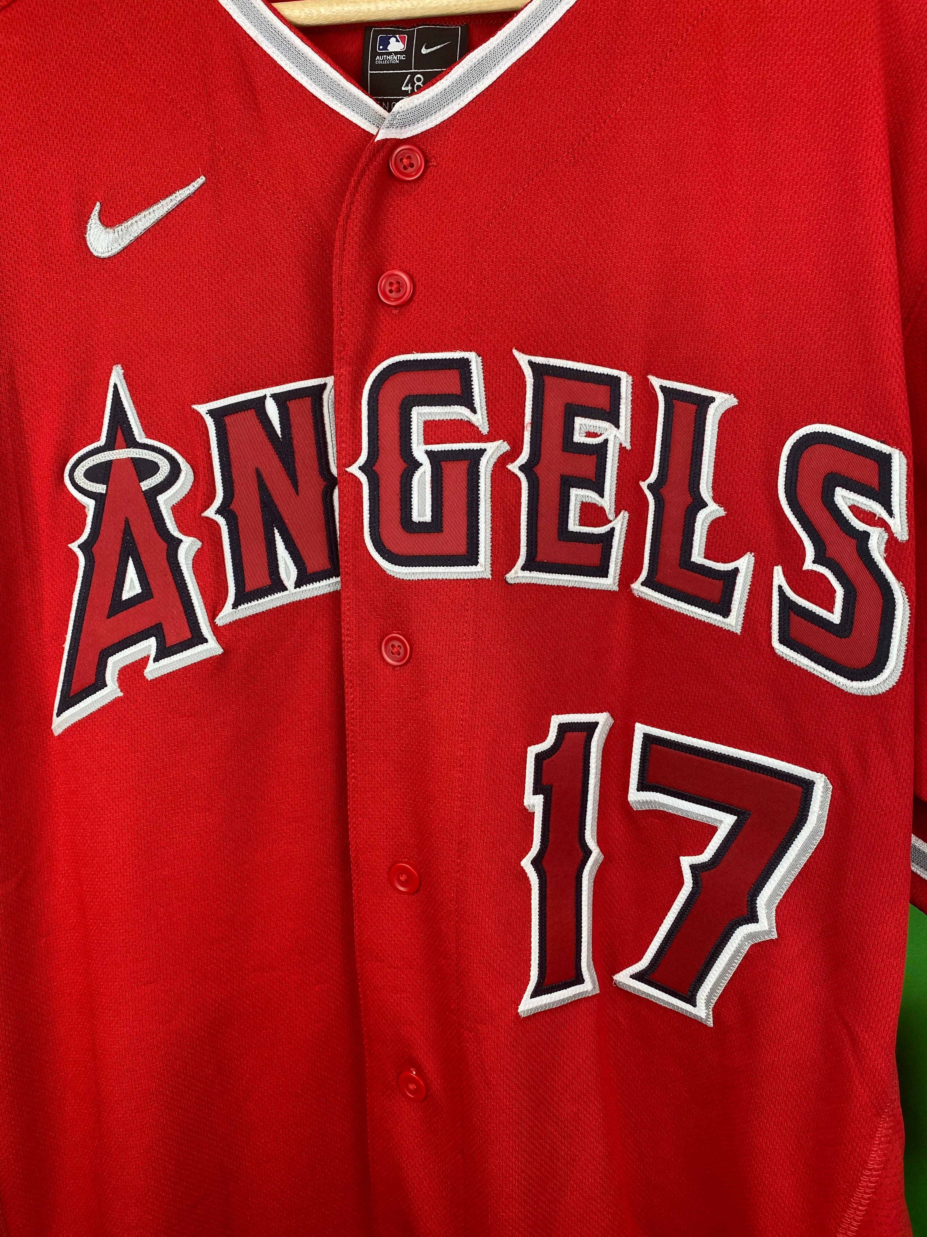 Shohei Ohtani Los Angeles Angels MVP Signed Authentic Red Nike Jersey –  Diamond Legends Online