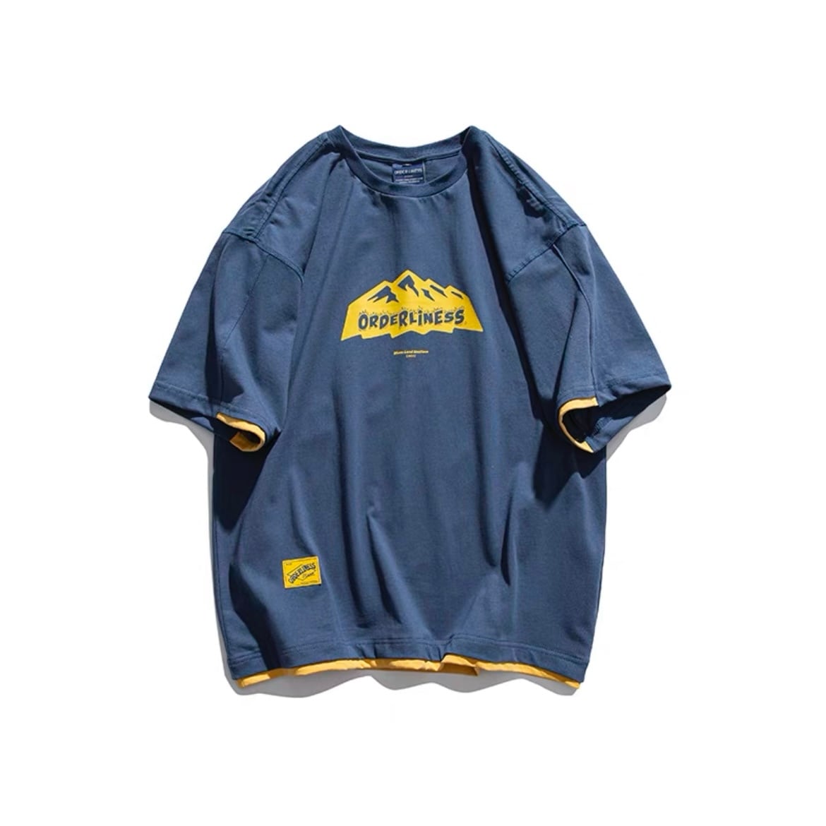 ランドネ誌掲載】カジュアルコットンプリント半袖Tシャツ 4color KK234