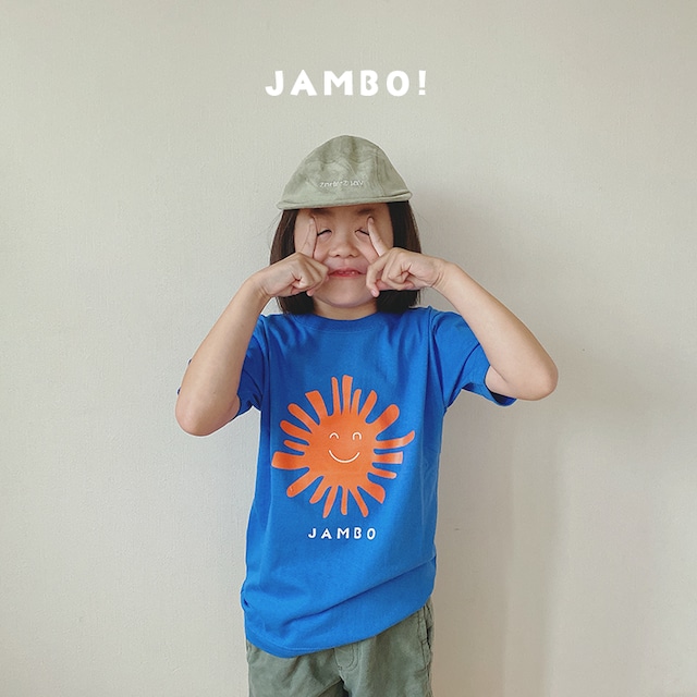 KIDS Tee〈 jumbo 〉ジャンボ こんにちは 太陽 sun