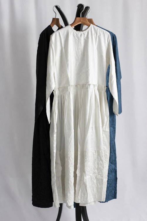 【BUNON】Khadi Silk Flower Dress（BN2652）