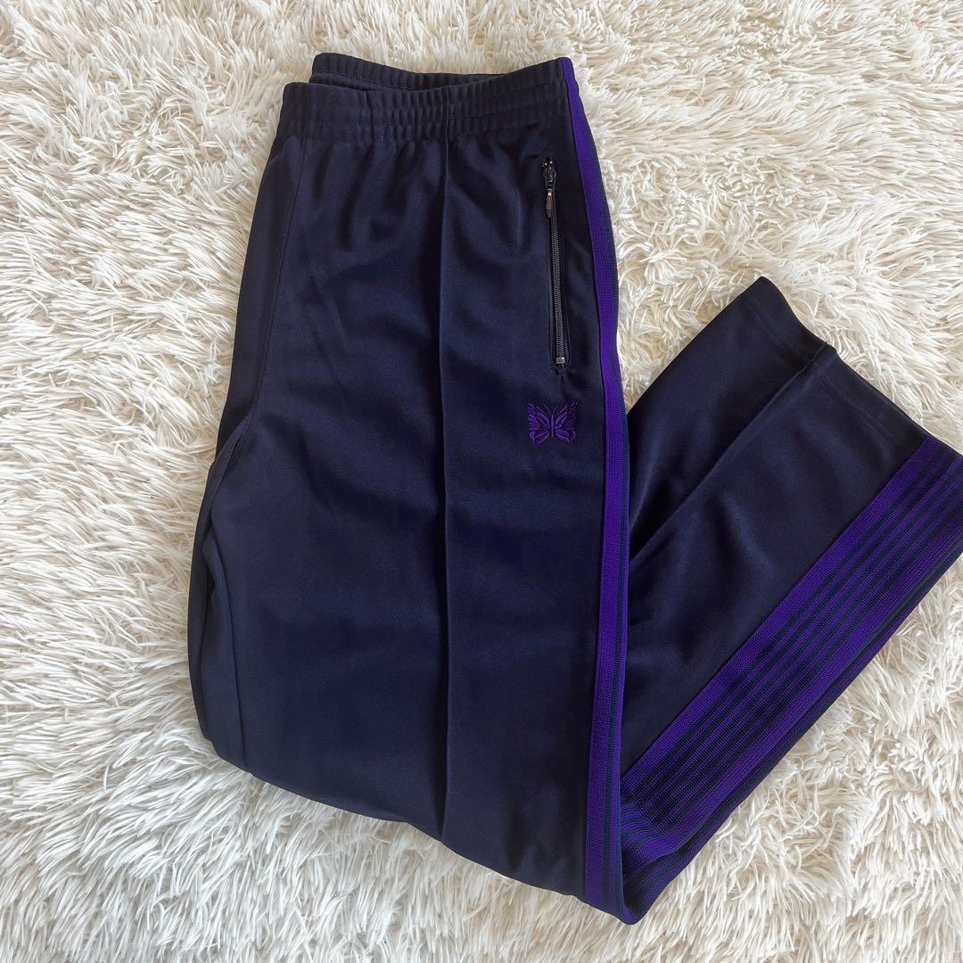 needles ロフトマン別注 トラックパンツ XL ネイビー×パープル 未使用
