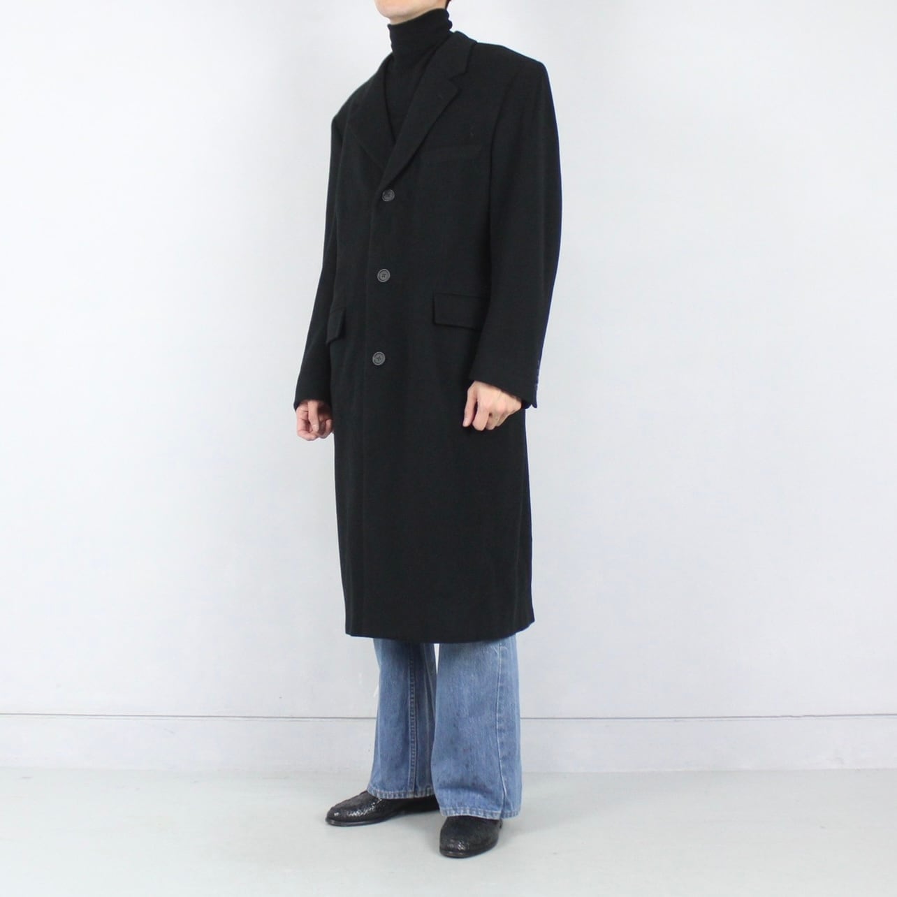 ブルックスブラザーズ チェスターコート アンゴラ カシミヤ 